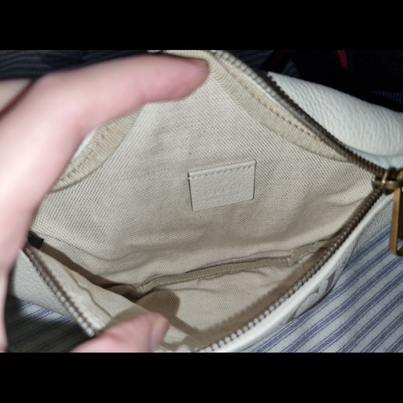 GUCCI Leather Logo Web Small Waist Bag 👜 Authentic 👜 - Picture 5 of 5